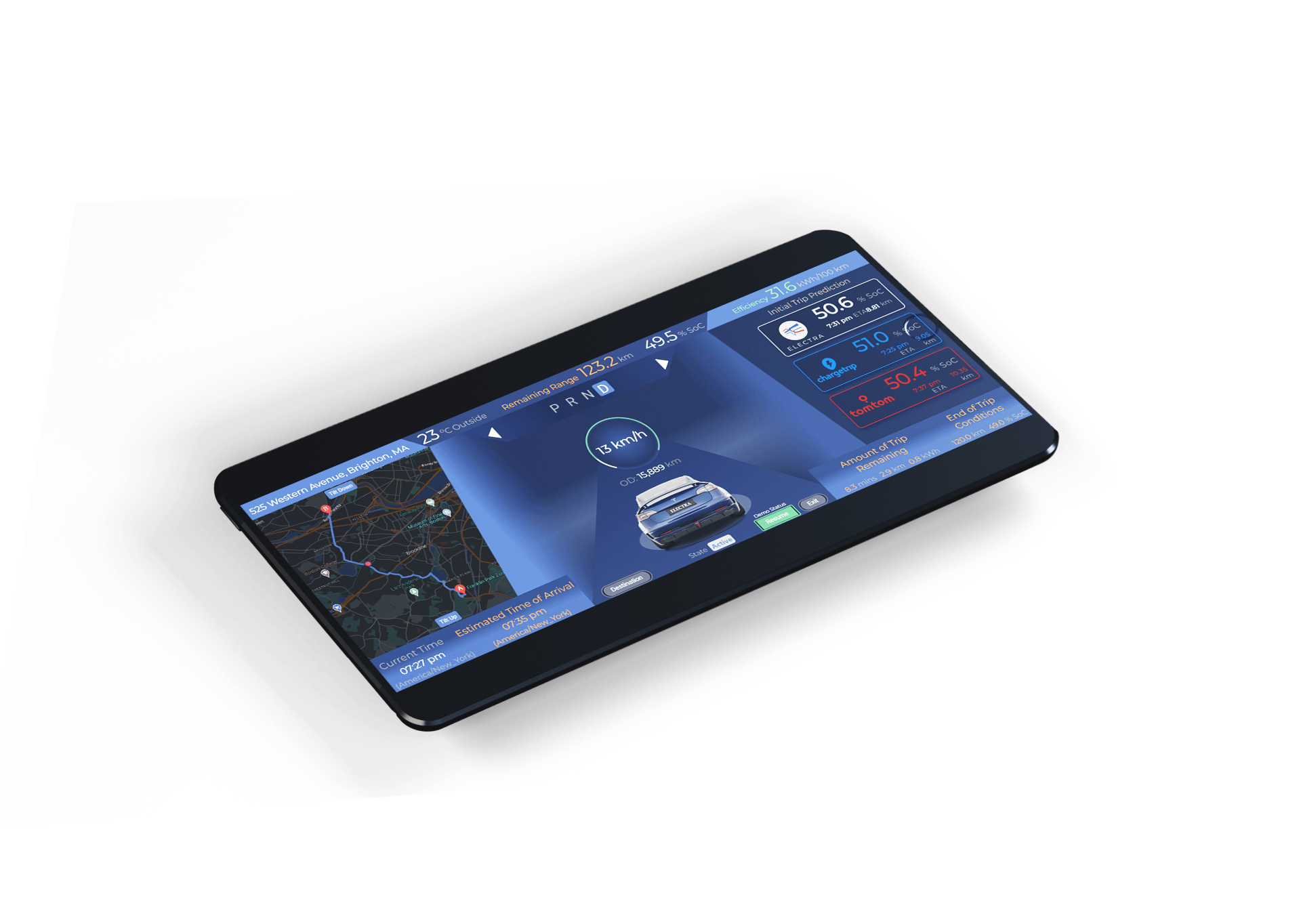 Electra's range expert eliminates range anxiety